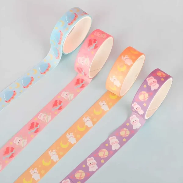 Cinta adhesiva diseño kawaii - Imagen 4