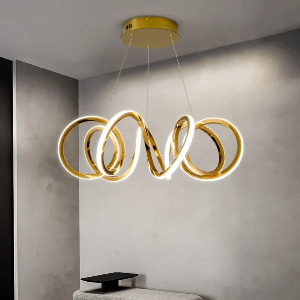 Lampara led decorativa de techo - Imagen 3
