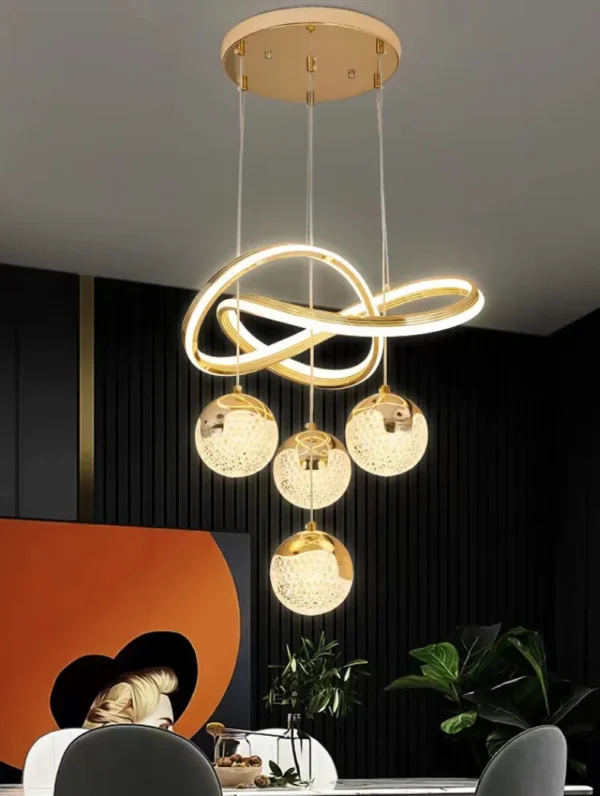 Lampara led decorativa de techo - Imagen 4