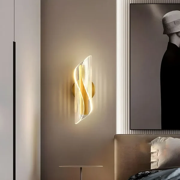 Lampara led decorativa de pared - Imagen 3