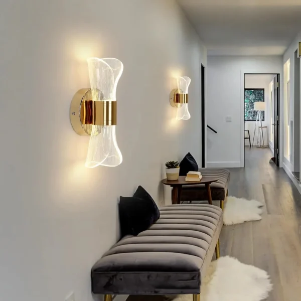 Lampara led decorativa de pared - Imagen 4