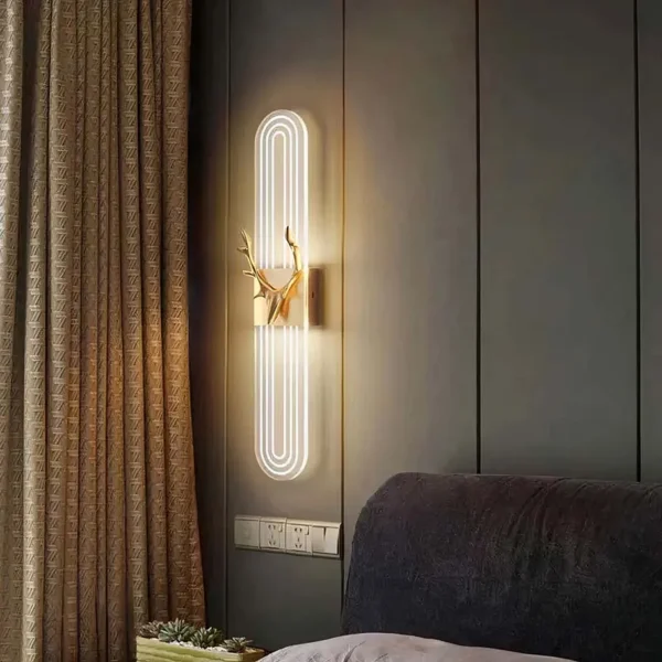Lampara led decorativa de pared - Imagen 3