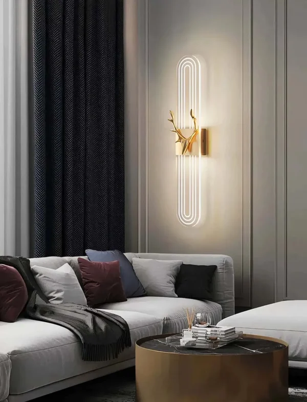 Lampara led decorativa de pared - Imagen 5