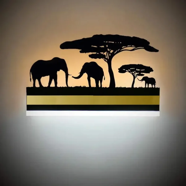 Lampara led decorativa de pared - Imagen 4