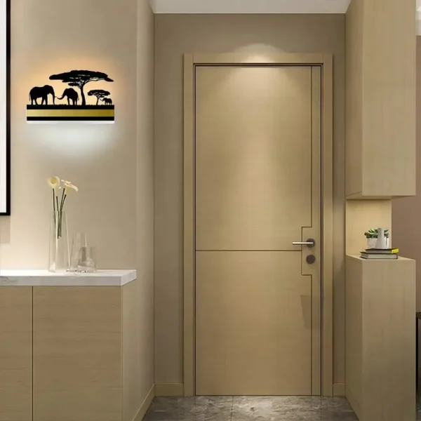 Lampara led decorativa de pared - Imagen 5