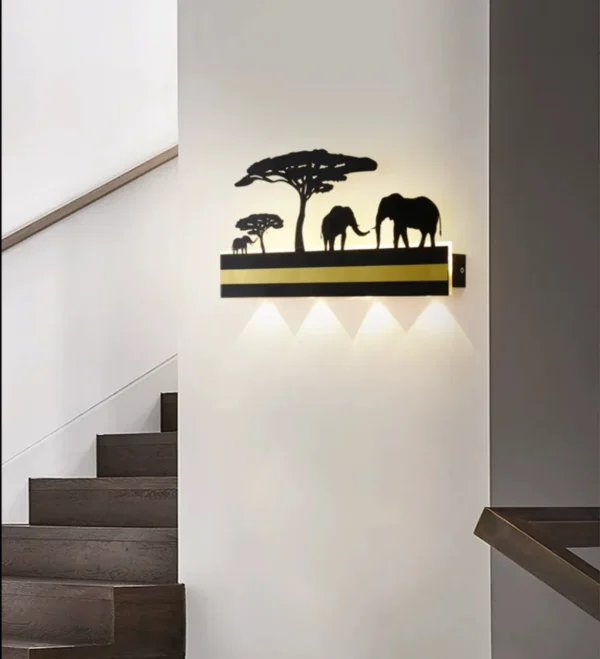 Lampara led decorativa de pared - Imagen 3