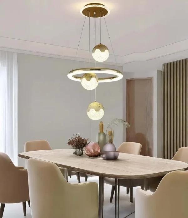 Lámpara led decorativa de techo colgante - Imagen 2