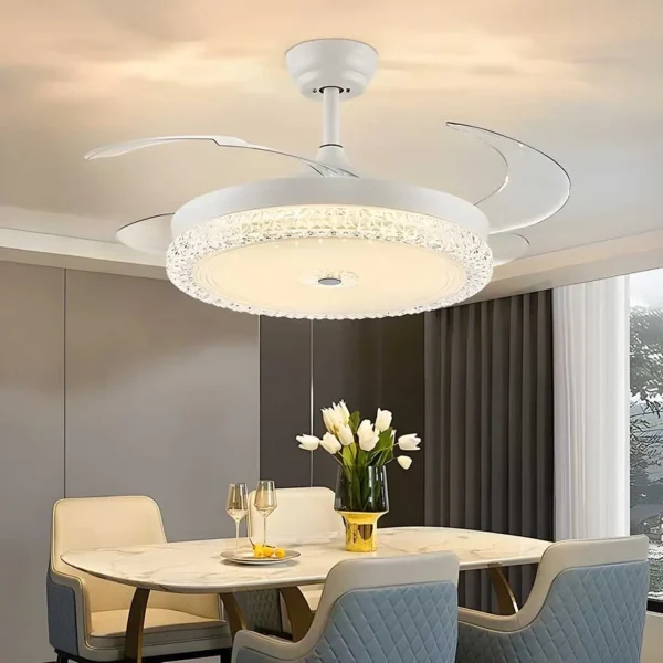 Ventilador de techo con lámpara led - Imagen 4