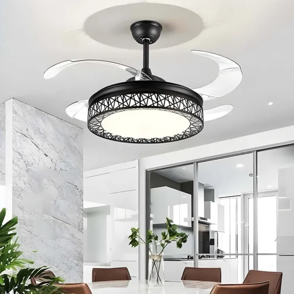 Ventilador de techo con lampara led - Imagen 9
