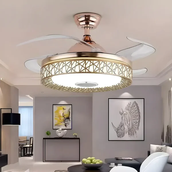 Ventilador de techo con lampara led - Imagen 3