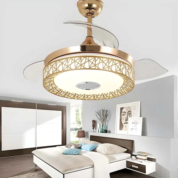Ventilador de techo con lampara led - Imagen 5