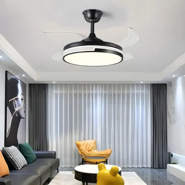 Ventilador de techo con lampara led - Imagen 3