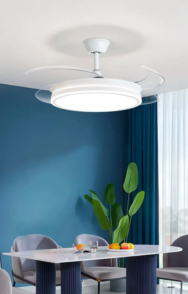 Ventilador de techo con lampara led - Imagen 4