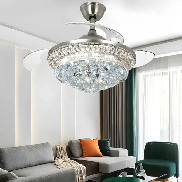 Ventilador de techo con lámpara led - Imagen 4