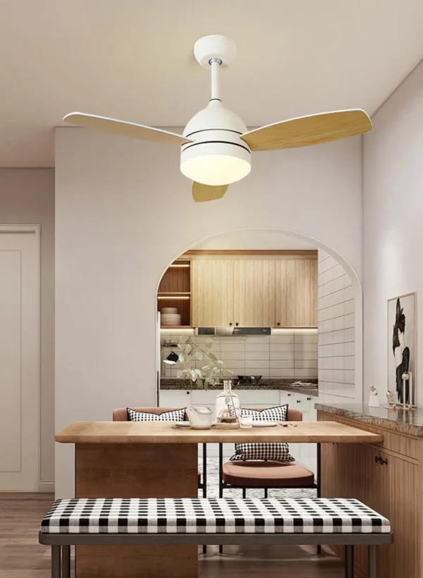 Ventilador de techo con lampara led - Imagen 3
