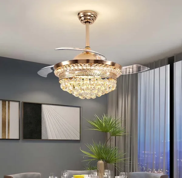 Ventilador de techo con lampara led - Imagen 5