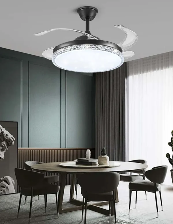 Ventilador de techo con lampara led - Imagen 3
