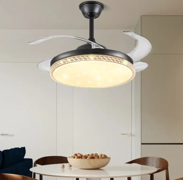 Ventilador de techo con lampara led - Imagen 4