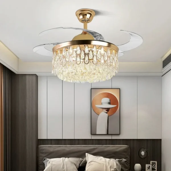Ventilador de techo con lampara led - Imagen 4