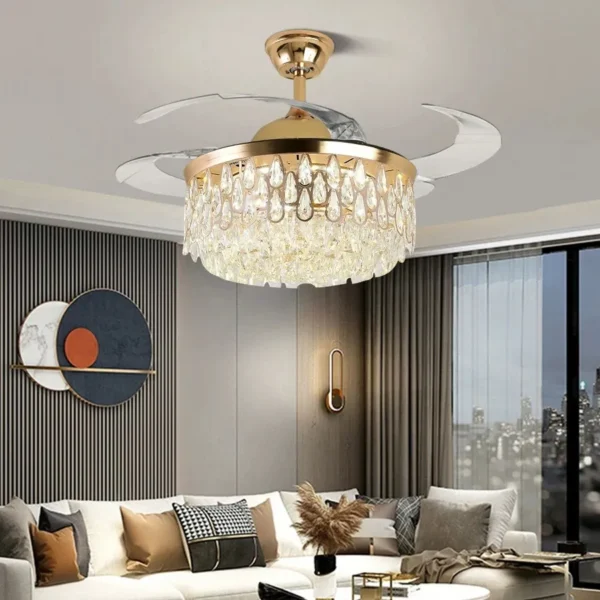 Ventilador de techo con lampara led - Imagen 5