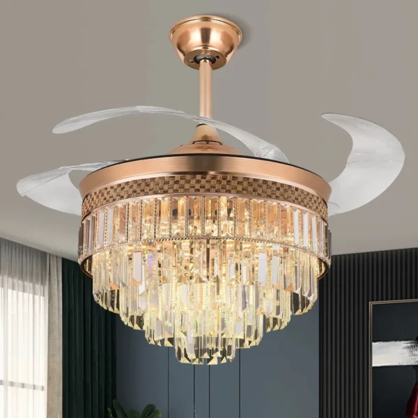 Ventilador de techo con lampara led - Imagen 2