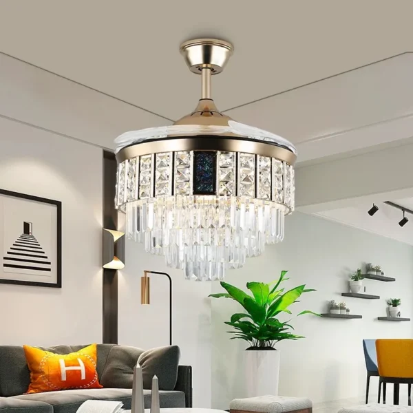 Ventilador de techo con lampara led - Imagen 3