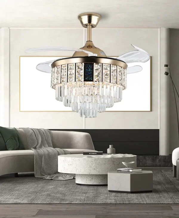 Ventilador de techo con lampara led - Imagen 5
