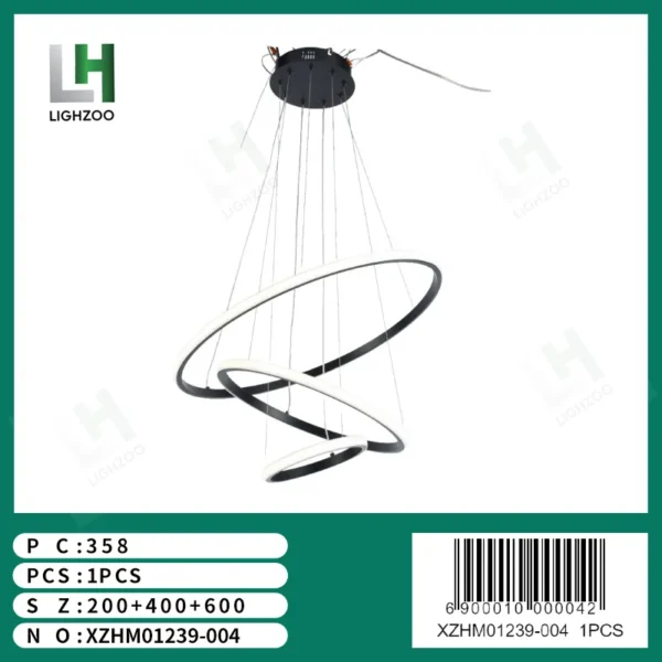 Lámpara decorativa de techo