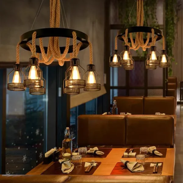 Lampara led de techo colgante - Imagen 4